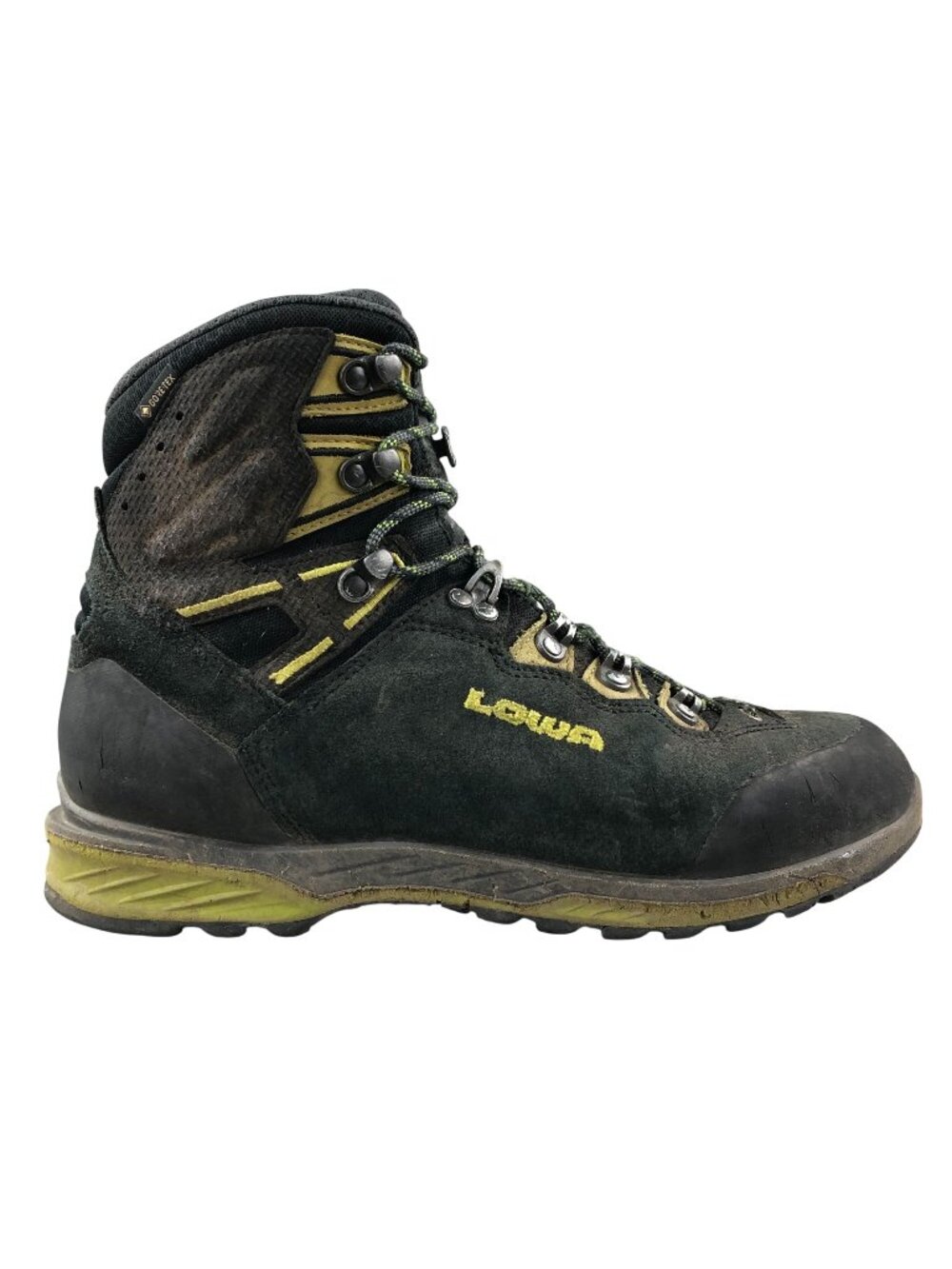 LOWA Men's Size 10 Ticam EVO GTX Gore-Tex Black Lace-Up Hiking Ankle Boots ITALY